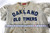 1950s Oakland Old Timers #20 Game Used Grey Flannel Jersey Rawlings 46 865