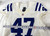 2012 Indianapolis Colts Tegray Scales #47 Game Issued Pos Used White Jersey 44 2