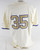2025 Kansas Jayhawks #35 Game Used White Jersey Gold Baseball 50 656