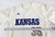 2025 Kansas Jayhawks #35 Game Used White Jersey Gold Baseball 50 656