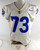 2020 Los Angeles Rams David Edwards #73 Game Issued Cream Jersey 48 657