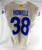2020 Los Angeles Rams Buddy Howell #38 Game Issued Pos Used Cream Jersey 42 658