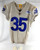 2020 Los Angeles Rams Xavier Jones #35 Game Issued Pos Used Cream Jersey 40 669