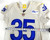 2020 Los Angeles Rams Xavier Jones #35 Game Issued Pos Used Cream Jersey 40 669