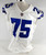 2021 Dallas Cowboys Josh Ball #75 Game Issued White Jersey 48 823