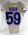 2020 Los Angeles Rams Micah Kiser #59 Game Issued Pos Used Cream Jersey 42 673