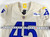 2020 Los Angeles Rams Ogbonnia Okoronkwo #45 Game Issued Cream Jersey 42 685