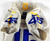 2020 Los Angeles Rams Ogbonnia Okoronkwo #45 Game Issued Cream Jersey 42 685