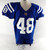 2012 Indianapolis Colts #48 Game Issued Pos Used Blue Jersey NP R 46 687