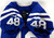 2012 Indianapolis Colts #48 Game Issued Pos Used Blue Jersey NP R 46 687