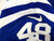 2012 Indianapolis Colts #48 Game Issued Pos Used Blue Jersey NP R 46 687