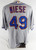 2011 New York Mets Jon Niese #49 Game Issued Pos Used Grey Jersey 48 926