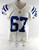 2012 Indianapolis Colts Sterling Bailey #67 Game Issued Pos Used White Jersey 8