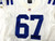 2012 Indianapolis Colts Sterling Bailey #67 Game Issued Pos Used White Jersey 8