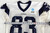 2025 Dallas Cowboys Jalen Brooks #83 Game Used White Practice Jersey 46 448
