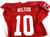 2025 Dallas Cowboys Joe Milton #10 Game Used Red Practice Jersey 50 484