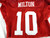 2025 Dallas Cowboys Joe Milton #10 Game Used Red Practice Jersey 50 484