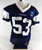 2025 Dallas Cowboys James Houston #53 Game Used Navy Practice Jersey 48 489