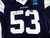 2025 Dallas Cowboys James Houston #53 Game Used Navy Practice Jersey 48 489
