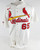 2025 St. Louis Cardinals Chance Sisco #65 Game Issued Pos Used White Jersey 46 4