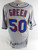 2010 New York Mets Sean Green #50 Game Used Grey Jersey 48 023