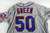2010 New York Mets Sean Green #50 Game Used Grey Jersey 48 023