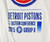 2025-26 Detroit Pistons #34 Game Used White Tank Shirt NBA Cup XL 579