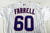 2022 Chicago Cubs Luke Farrell #60 Game Issued White Jersey 46 206