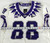 2019-24 Texas Christian TCU Frogs #88 Game Used White Jersey Football NP R 42 38
