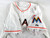 2014 Miami Marlins Ty Wigginton #42 Game Issued White Jersey J Robinson Day 50 0