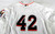 2014 Miami Marlins Ty Wigginton #42 Game Issued White Jersey J Robinson Day 50 0