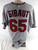 2021 Minnesota Twins Ian Gibaut #65 Game Issued Pos Used Grey Jersey Bell P 3