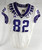 2019-24 Texas Christian TCU Frogs #82 Game Used White Jersey Football NP R 40 41