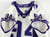 2019-24 Texas Christian TCU Frogs #94 Game Used White Jersey Football NP R 48 43