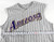 2003-05 Arizona Diamondbacks Luis Terrero #27 Game Issued Grey Vest Jersey 48 42