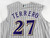 2003-05 Arizona Diamondbacks Luis Terrero #27 Game Issued Grey Vest Jersey 48 42