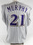 2002 Arizona Diamondbacks Dwayne Murphy #21 Game Used Grey Vest Jersey 52 247