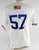 2025 Kansas Jayhawks #57 Game Used White Jersey Camo Baseball 44 636