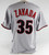 2009 Arizona Diamondbacks Clay Zavada #35 Game Used Grey Jersey 48 275