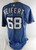 2025 Washington Nationals Evan Reifert #68 Game Issued Blue Jersey City Conect 3