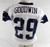 2025 Dallas Cowboys C.J. Goodwin #29 Game Used White Practice Jersey 48 432