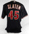 2007 Arizona Diamondbacks Doug Slaten #45 Game Used Black Jersey 50 412