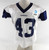 2025 Dallas Cowboys Malik Davis #43 Game Used White Practice Jersey 48 440