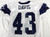 2025 Dallas Cowboys Malik Davis #43 Game Used White Practice Jersey 48 440