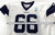 2025 Dallas Cowboys T.J. Bass #66 Game Used White Practice Jersey 60 456