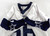 2025 Dallas Cowboys T.J. Bass #66 Game Used White Practice Jersey 60 456