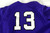 2010s Texas Christian TCU Horned Frogs #13 Game Used Purple Jersey Baseball L 02
