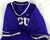 2023 Texas Christian TCU Frogs #27 Game Used Purple Practice Jersey Baseball 4
