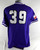 2022 Texas Christian TCU Horned Frogs #39 Game Used Purple Jersey Baseball L 105