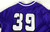 2022 Texas Christian TCU Horned Frogs #39 Game Used Purple Jersey Baseball L 105